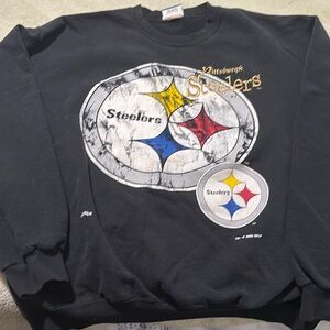 Vintage, 1995 Pittsburgh Steelers black sweatshirt